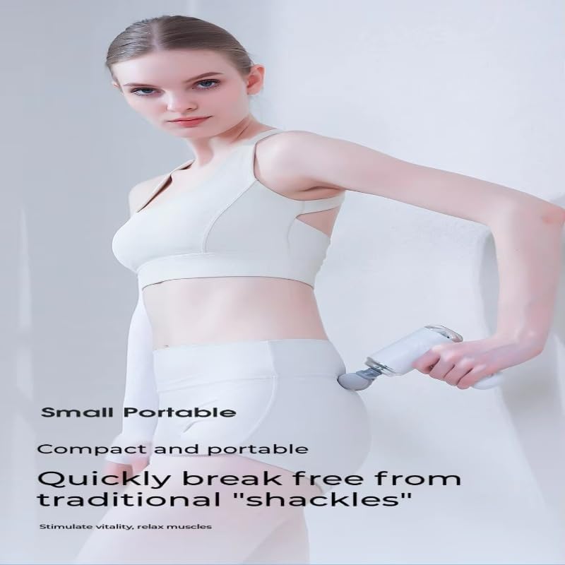 Image of 9 In 1 Mini Gun Massager Machine for Pain Relief - Body, Neck, Shoulders, Back, Arms & Feet Massager- 6 Speed Type-C Charging for Muscle Pain Relief Recovery (Style 1)