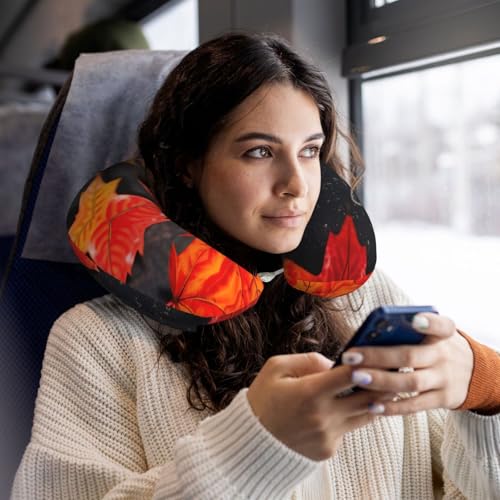 Almohada de viaje en memory foam con funda suave miniatura 6