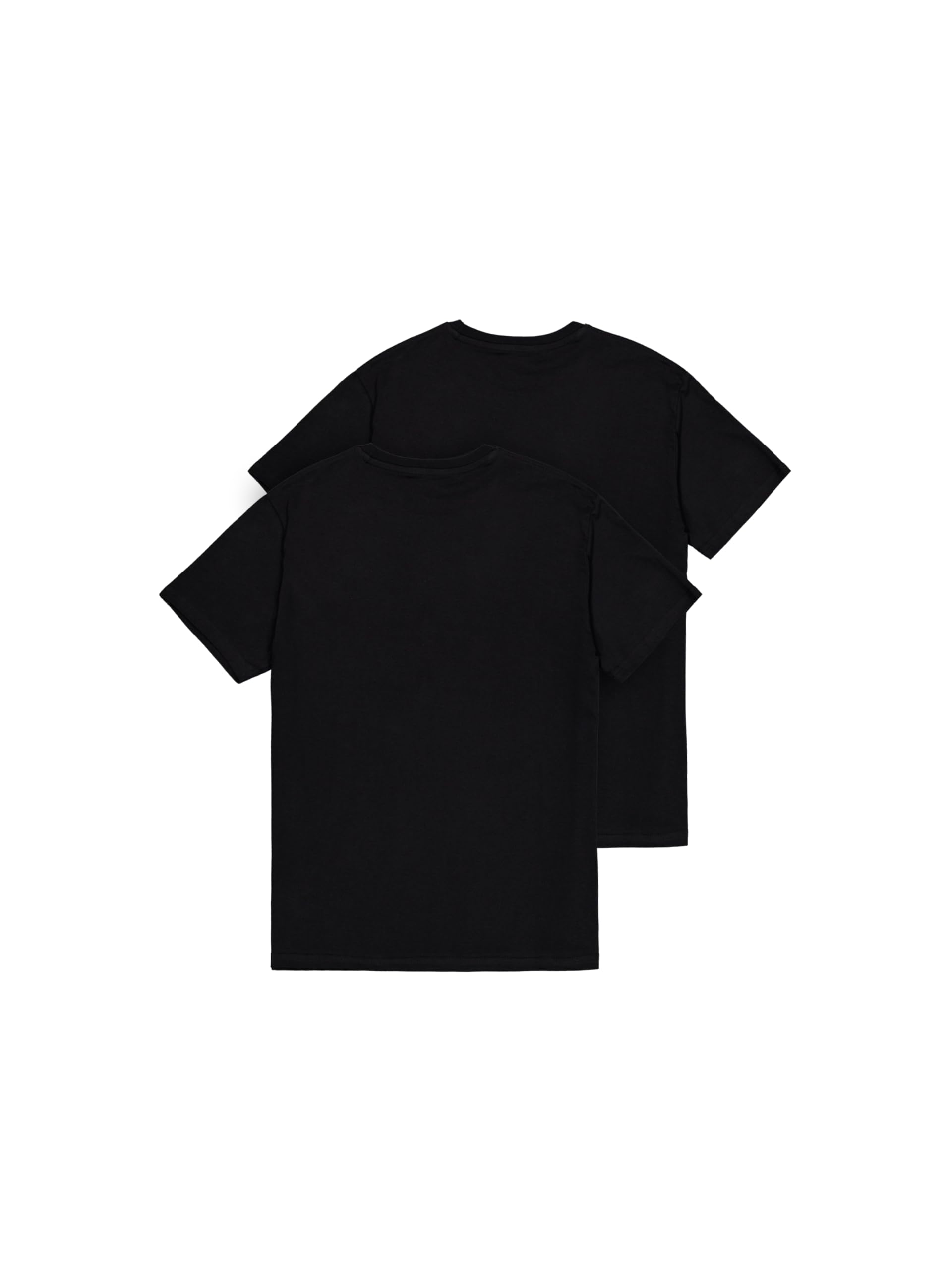Alpha Industries Basic T 2 Pack T-Shirt für Herren Black – Ansicht 2