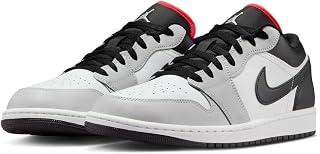 [ナイキ] ジョーダン 1 ロー JORDAN 1 LOW ニュートラルグレー/ブラック/ホワイト/レッド 553558-045