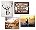 Deer Hunting Photos/Prints (4 pack) - Hunting Room/Garage Decor