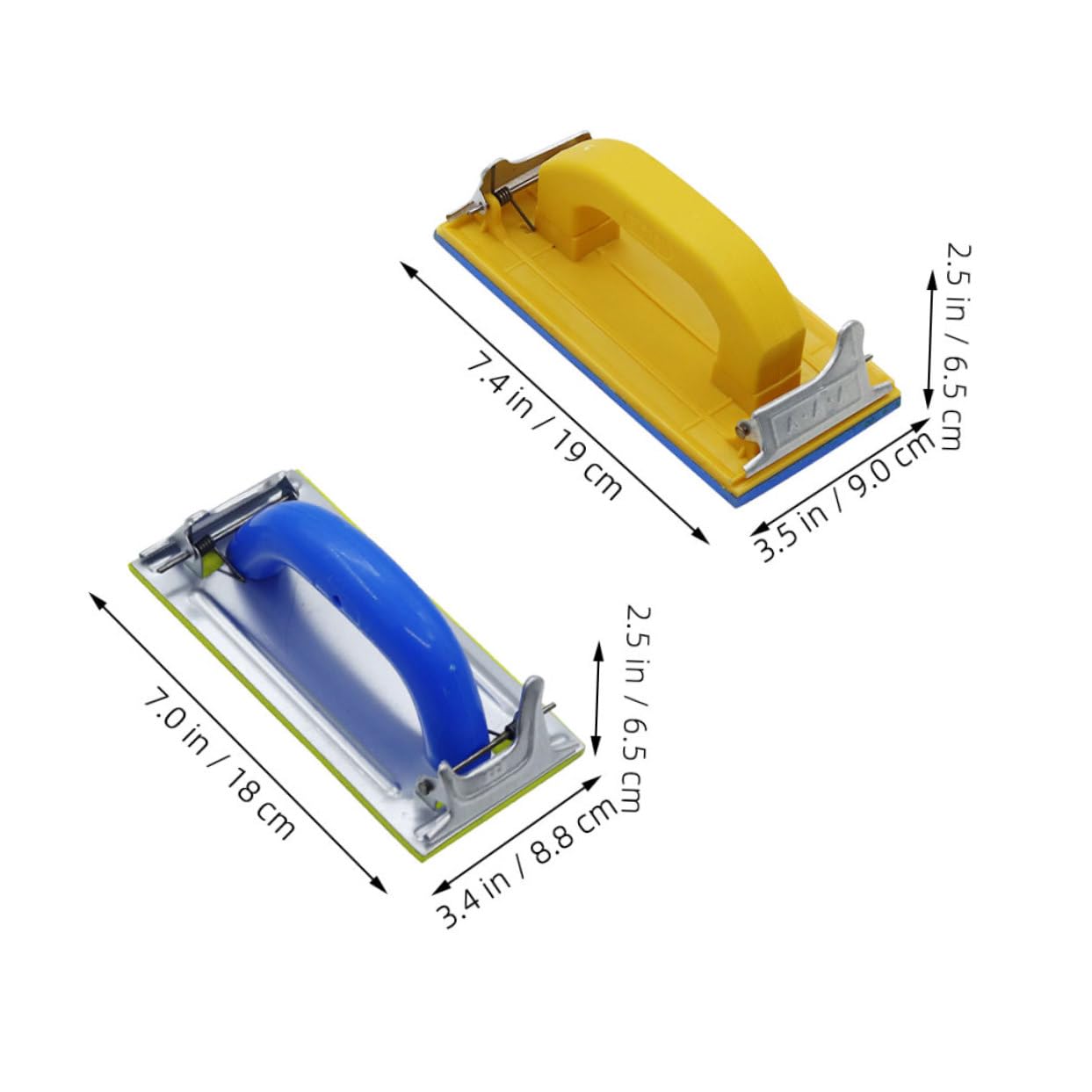 OSALADI 10pezzi Sandpaper Holder Per Levigatura Manuale Strumento Polishing Per Utensile Ergonomico Per Saldatura e Finitura Interne Kit Sander Per Professionisti e Te