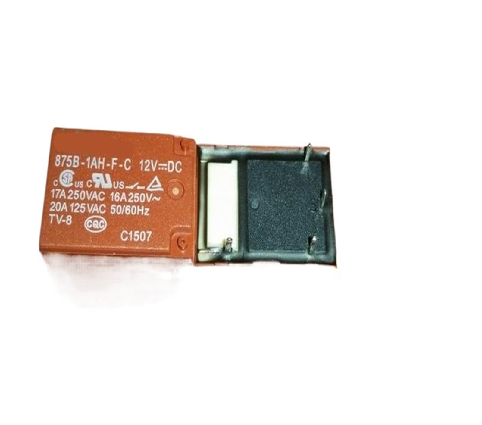 Relais 4 broches 24V CC 875B-1AC-FC pour circuits imprimés et composants électriques