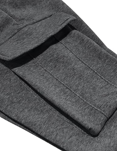Pantalon cargo jogging homme avec cordon de serrage et multi poches - 7