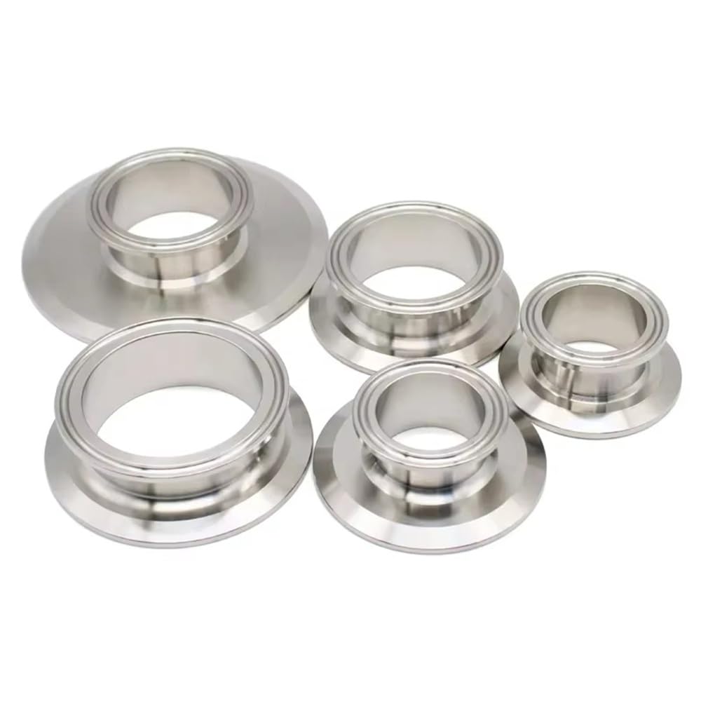 Tappo riduttore a tre morsetti, raccordo per tubi sanitari in acciaio inossidabile 304, dimensioni ghiera 50,5 mm x 64 mm x 77,5 mm per la produzione di birra