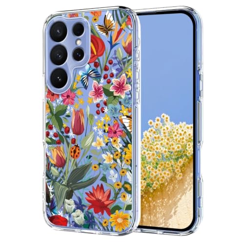 Coque Samsung S23 FE 5G silicone antichoc transparente protection fleur lys