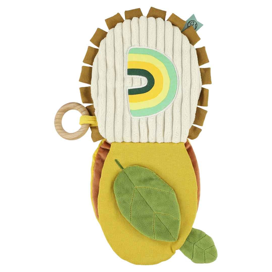 Trixie Feeling Book Baby Mr. Lion Interactive Baby Book Yellow Cardboard