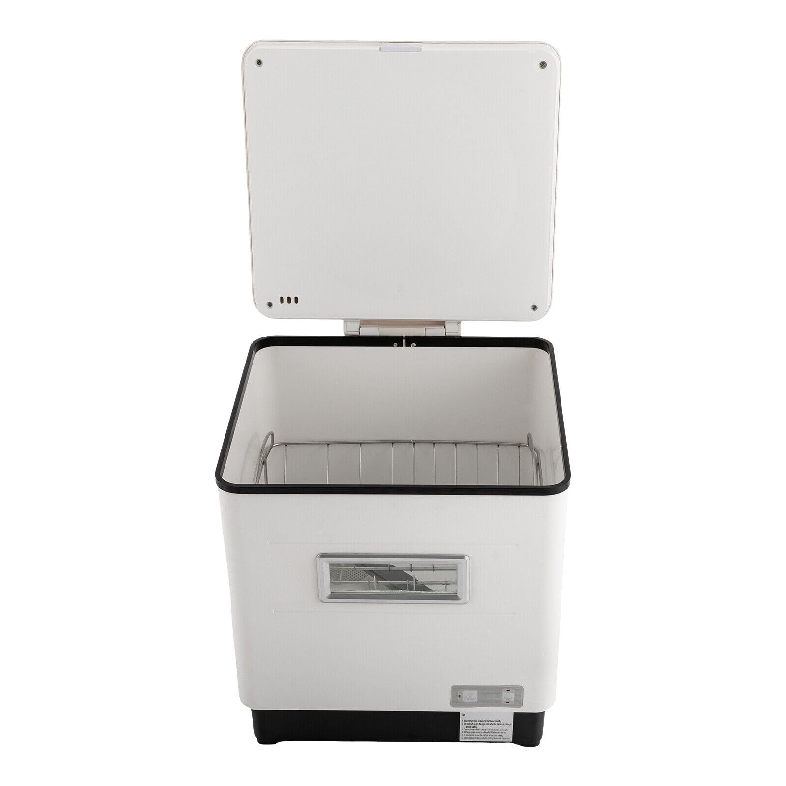Mini lavastoviglie da tavolo 1500W con funzione di asciugatura, lavastoviglie per cucine piccole, appartamenti, 60L, piccola lavastoviglie per casa, ufficio, campeggio con allacciamento idrico