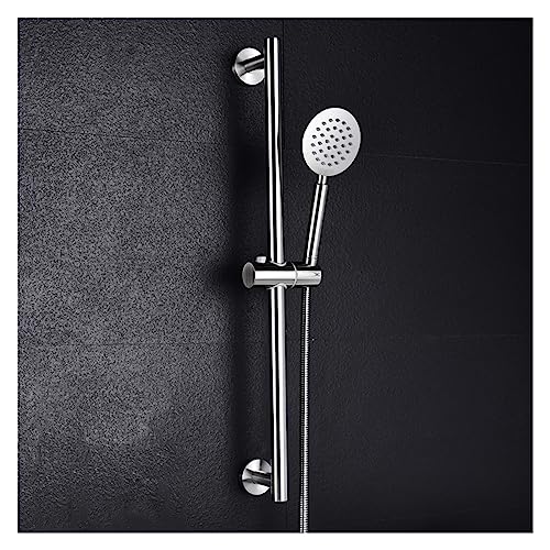 Barre de douche réglable avec support mobile et pommeau Ensemble H