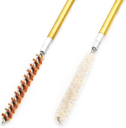 Miniatura 3 de Motanar Paquete de 10 cepillos de perforaciónkit de hisopos cepillos de limpieza para pistola 25 Cal