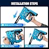 AXIDA Power Brad Nailers with Two Batteries, 2 in 1 Cordless Nail Gun, 18 Gauge Electric Staple Guns for Upholstery & Carpentry #4