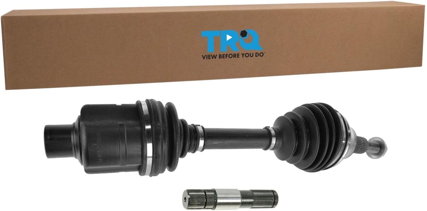 TRQ Front Inner & Outer CV C/V Axle Shaft Assembly Kit Driver Side Left LH for 2002-2005 Dodge Ram 1500 Pickup Truck