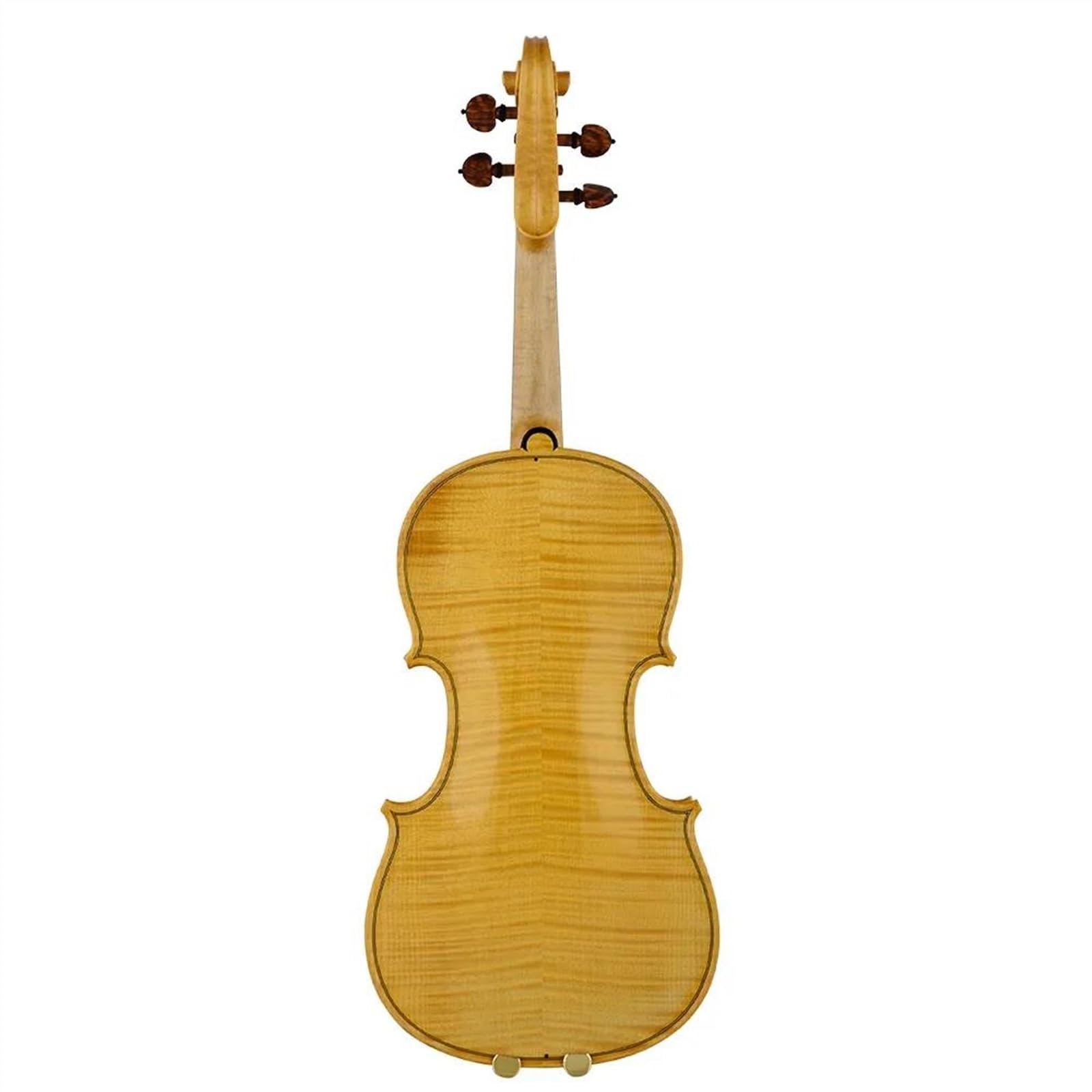 Professional Violin Violin European Tonewood Series Bright Yellow Color Wood/Rosewood Accessories Two-piece Maple Back - Image 3