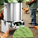 Geflügelfutter-Aufbereitungsanlage, 1800-W-Zuchtzerkleinerer Mit Vergrößerter Auslassöffnung, Einstellbarer Mahlgrad, Produziert 2866 Pfund/Stunde Futter, Senkt Die Kosten, Für Hühner, Enten, Fische,