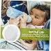 COOLHIYA Baby Bottle Sealing Discs 10pcs Plastic Milk Bottle Caps Leakproof Easy to Clean Essential Feeding Supplies