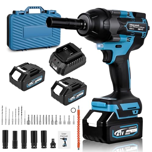 Tanniws Avvitatore a impulsi 800N Avvitatore impulsi 4 velocità regolabili