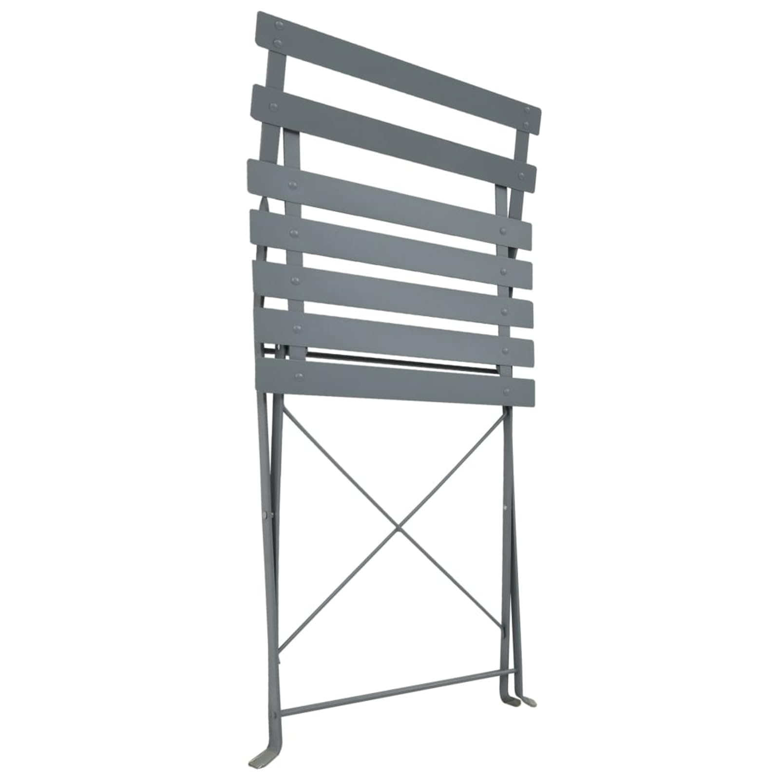Gecheer Set da bistrot, 3 pezzi, in acciaio grigio, for esterno