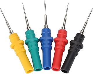 Automotive Oscilloscope Probes with Replacement Pins, Recoverable Pins, Banana Plug, 20 Pins, Circuit Boards, Ideal Tool Set for Automotive Diagnosis, Test