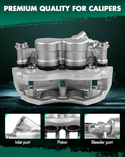 Image of SCITOO 18B5063 Front Left Disc Brake Caliper Assembly w /Bracket for Dodge for Sprinter 2500,for Freightliner for Sprinter 2500,for Mercedes-Benz for Sprinter /for Sprinter 2500