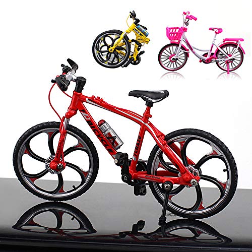 Miniature Finger Mountain Bike,Mini Finger Mountain Bikes Mini Legering Creatief Fietsspeelgoed Voor Kinderen Kinderen Jongens L Groen