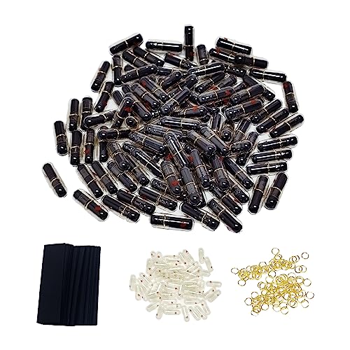 BIIVSOV Capsule Letters Message, 100Pcs Lovely Mini Pill Shaped Message