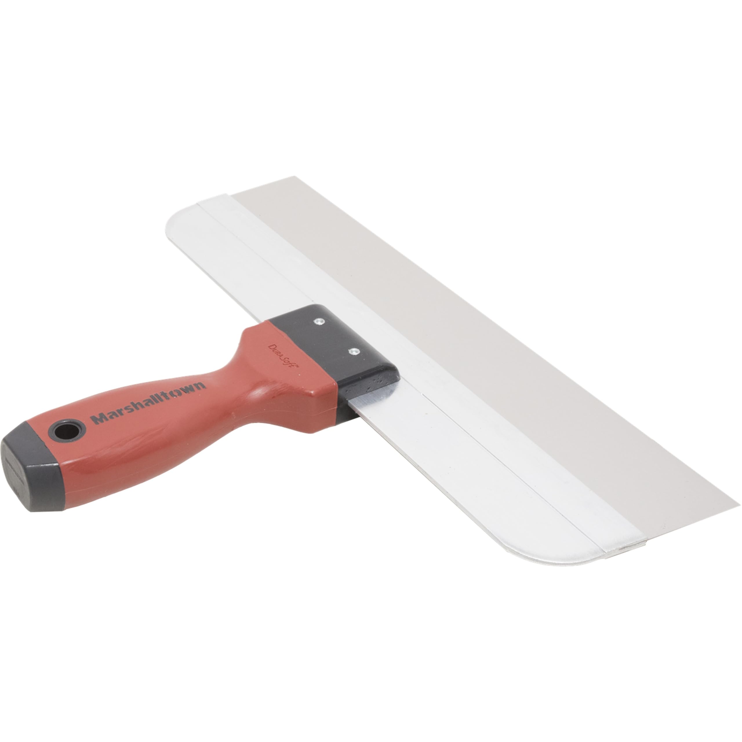 Espátula de superficie estrecha de Marshalltown con mango DuraSoft de acero inoxidable, herramienta para yeseros y pintores, tamaño de la espátula: 305x57 mm