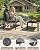 U-MAX Aluminum Patio Furniture Set 7 Seats, Modern Furniture Clearance with Coffee Table & Side Table, Patio Conversation Sets with Deep Cushions for Lawn, Garden, Porch, Balcony, Dark Grey