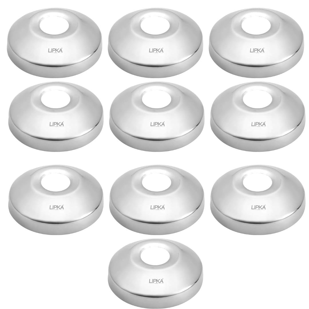 See full amazon price history chart for LIPKA Pack of 10 Stainless Steel 304 Grade (18/8) Chrome Plated Flange DEEP-CP LIPKA Pack of 10 Stainless Steel 304 Grade (18/8) Chrome Plated Flange DEEP-CP (B082NKG1QN) Amazon Price History, Amazon Price Tracker