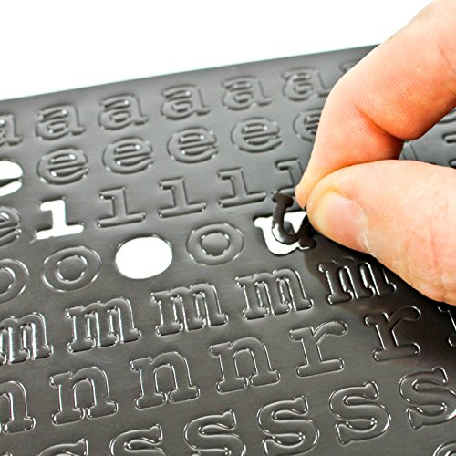 Letras Magnéticas Suck UK Negro para Refrigerador miniatura 3