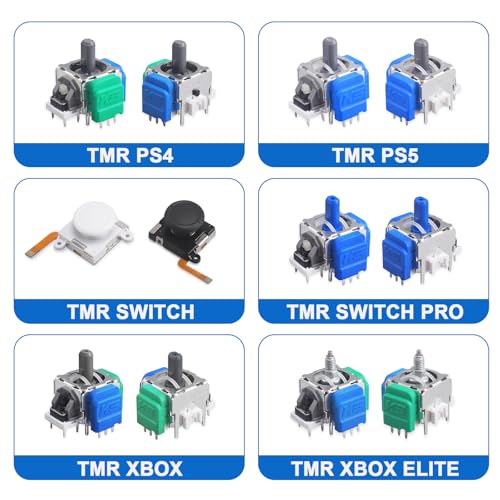 Image of VGBUS Qualitied TMR Electromagnetic Joystick Replacement for PS4 /Xbox one /PS5 /Switch Pro /Xbox one elite-10 Packs (TMR SWITCH PRO) [playstation]