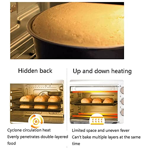 LYKYL Mini Oven | Digital heteluchtoven, grote capaciteit 3Lagen, gepolijst roestvrij staal - Image 8