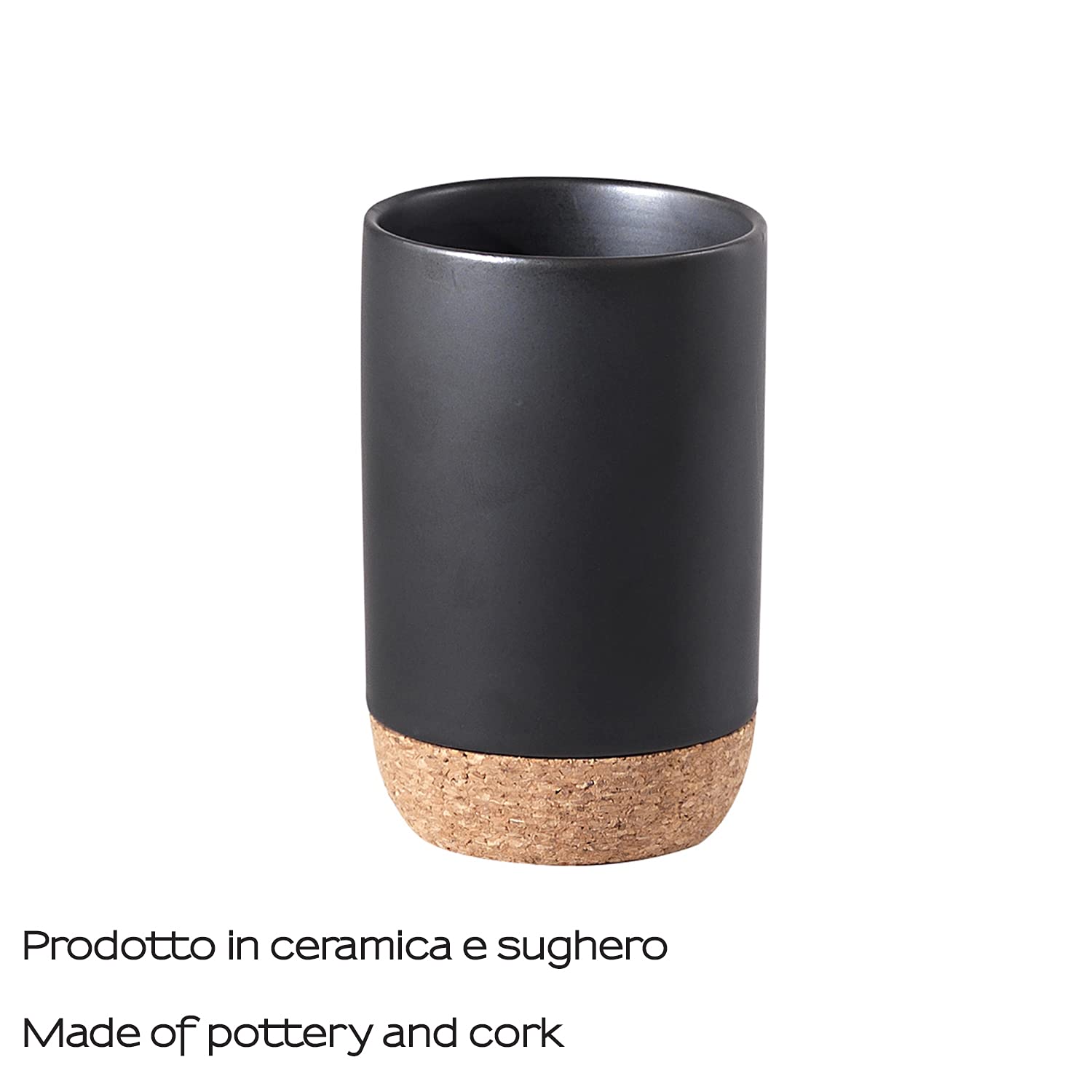 Gedy Black G-Canberra Toothbrush Holder for Bathroom Size and Weight: 10.5 x 7 cm and 0.25 kg - Image 3