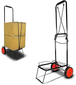 Carrinho Carga Dobrável Portátil Multiuso Capacidade 60 kg