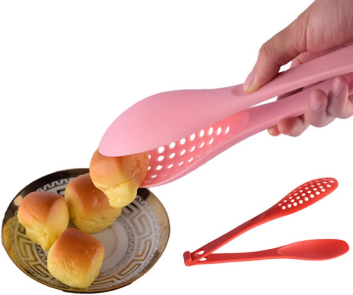 Nylon Multifunctional Food Serving Tongs Bread Cake Salad Clip