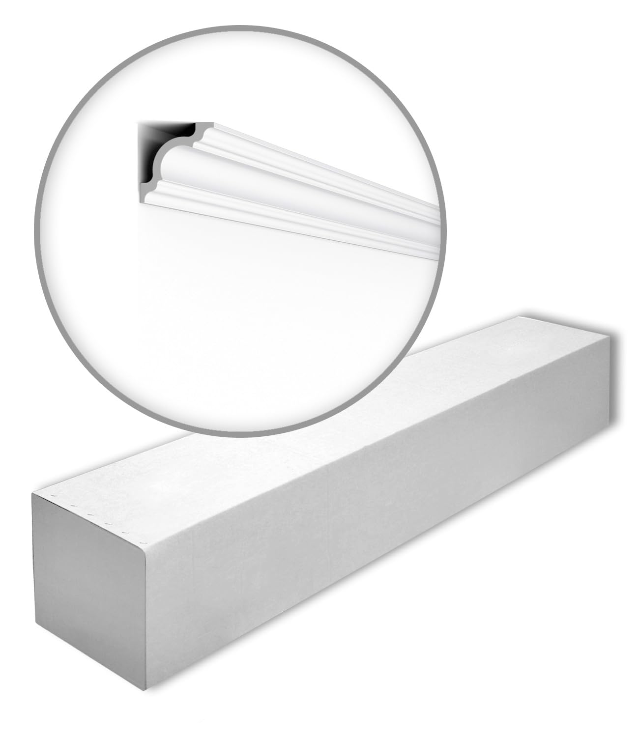 Moulure de plafond A1 NOMASTYL masquer fissure angle mur lot de 10 pièces