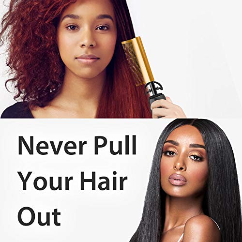DAN Technology Beard Straightener Curved Hot Comb