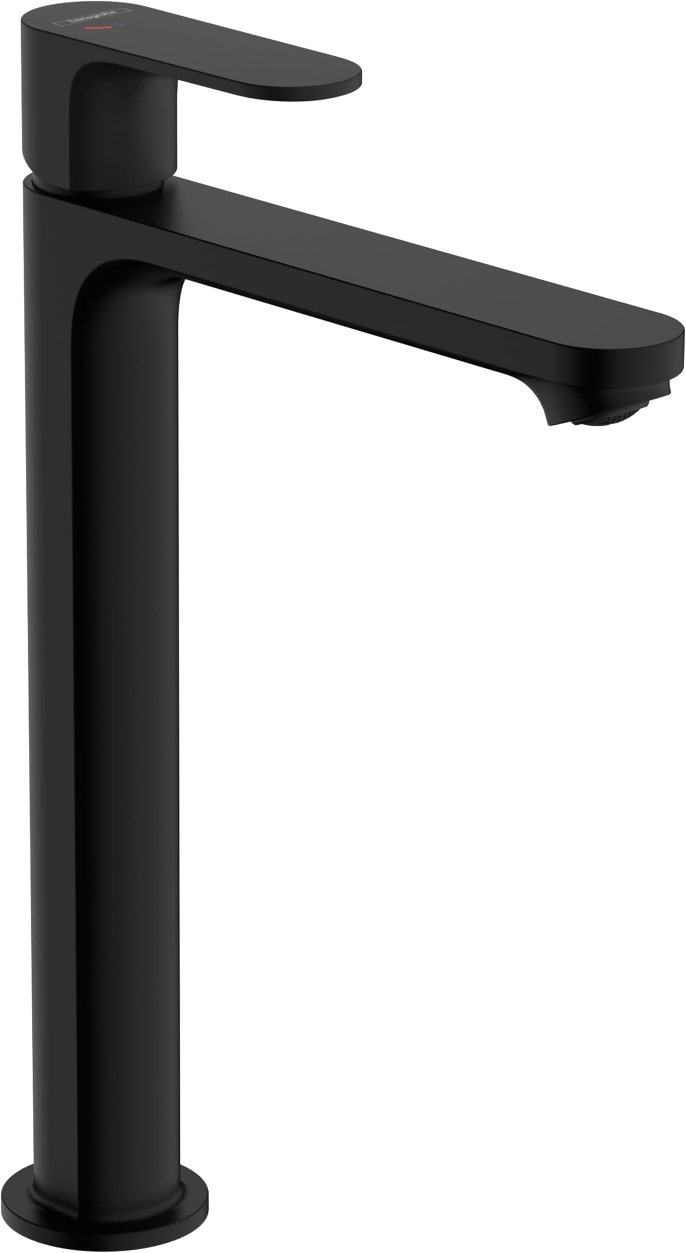 hansgrohe Rebris S 72590670 bateria umywalkowa z odpływem z drążkiem pociąganym, energooszczędna (CoolStart), kran łazienkowy z wysokością wylotu 242 mm, bateria umywalkowa oszczędzająca wodę