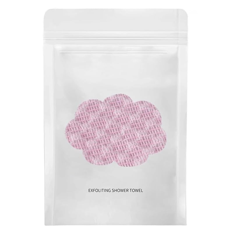 Bucha esfoliante para banho Generic, dupla face, rosa