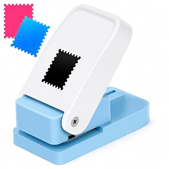 Rectangle-Shaped Postage Stamp Punch for DIY Paper Crafts