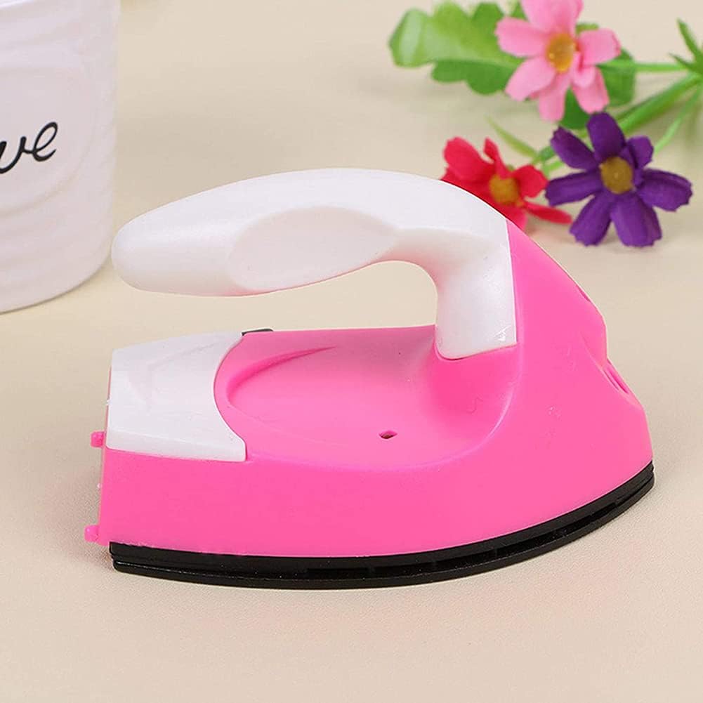 Mini Electric Iron Sewing Iron for Portable Travel Clothes Compact Iron for Non-Stick Manufacturing Soleplate