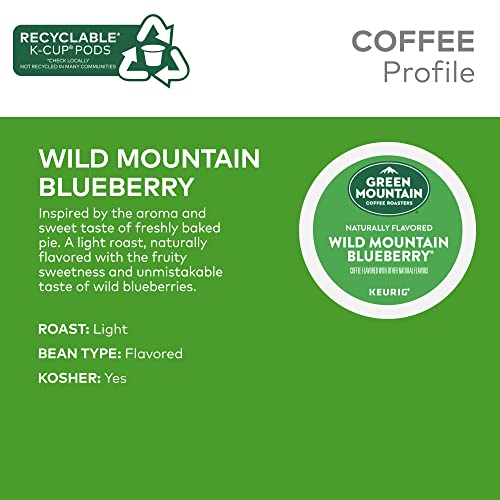 Image of Green Mountain Coffee Roasters Wild Mountain Blueberry Keurig Single-Serve K-Cup pods, Light Roast Coffee, 72 Count