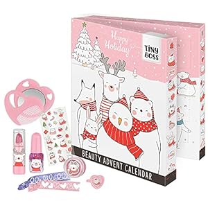 Tiny Boss – Adventskalender 2021 voor kinderen, met beauty-verrassingen, haaraccessoires en accessoires, decoratieve…
