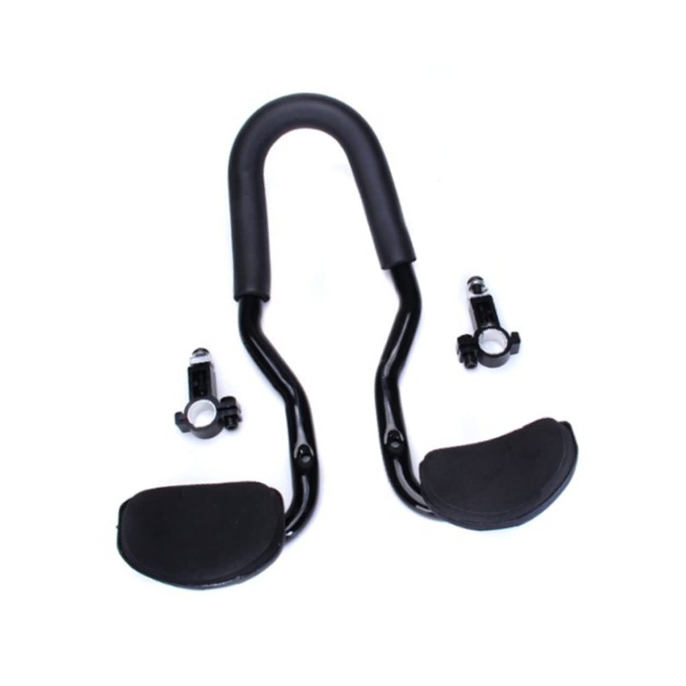 INOOMP Bike Road Bar Mountain Triathlon Aluminum Black Alloy Rest Handle Aero Bike Grips Bicycle Bicycle Handlebars