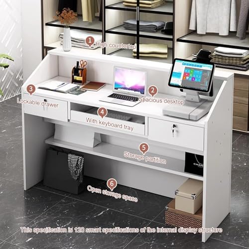 Meuble d'accueil verrouillable pour sécuriser vos encaissements et documents de bureau