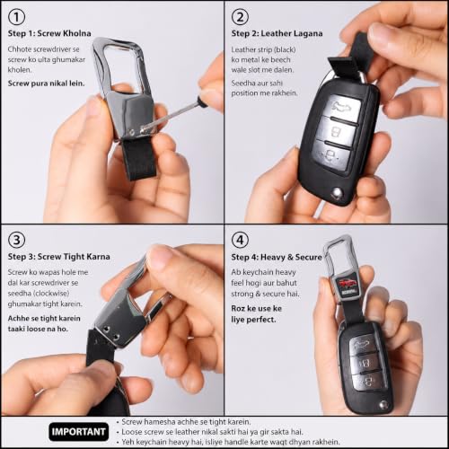Image of Greenworld Scratch proof Fob Key Heavy Duty Keychain Compatible With New Mahin-dra Scorpio /bolero /xuv700 /xuv300 /3xo with new mahin-dra logo