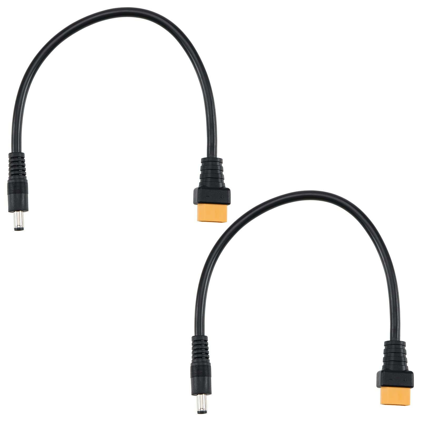 SinLoon Lot De 2 Adaptateurs XT60 Vers DC5521, XT60 Mâle Vers
