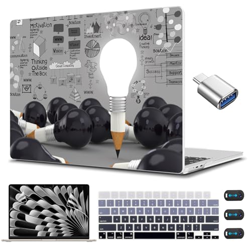 CISSOOK - クリエイティブ電球 ハードシェルケース MacBook Air 15