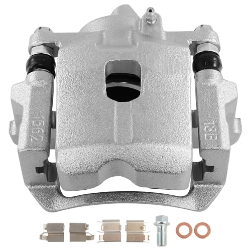 Image of SCITOO 19B2688 Front Left Disc Brake Caliper With Bracket Compatible For Toyota For RAV4 2001-2005,(Sport Utility) Front Driver Brake Caliper