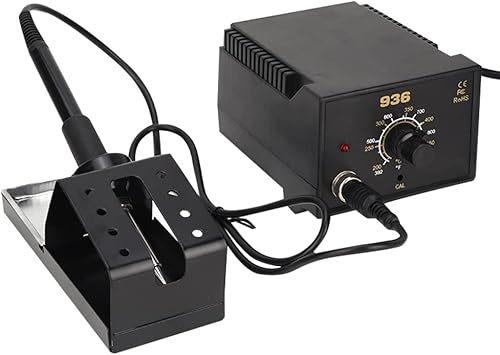 BstXqty Digital Soldering Station,60W Digital Display Temperature Control Powerful Wind High Efficiency Electric Soldering Station SMD Rework