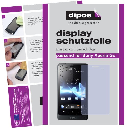 dipos Films de protection d'écran pour Sony Xperia Go ST27i (2 unités) - transparent film de...